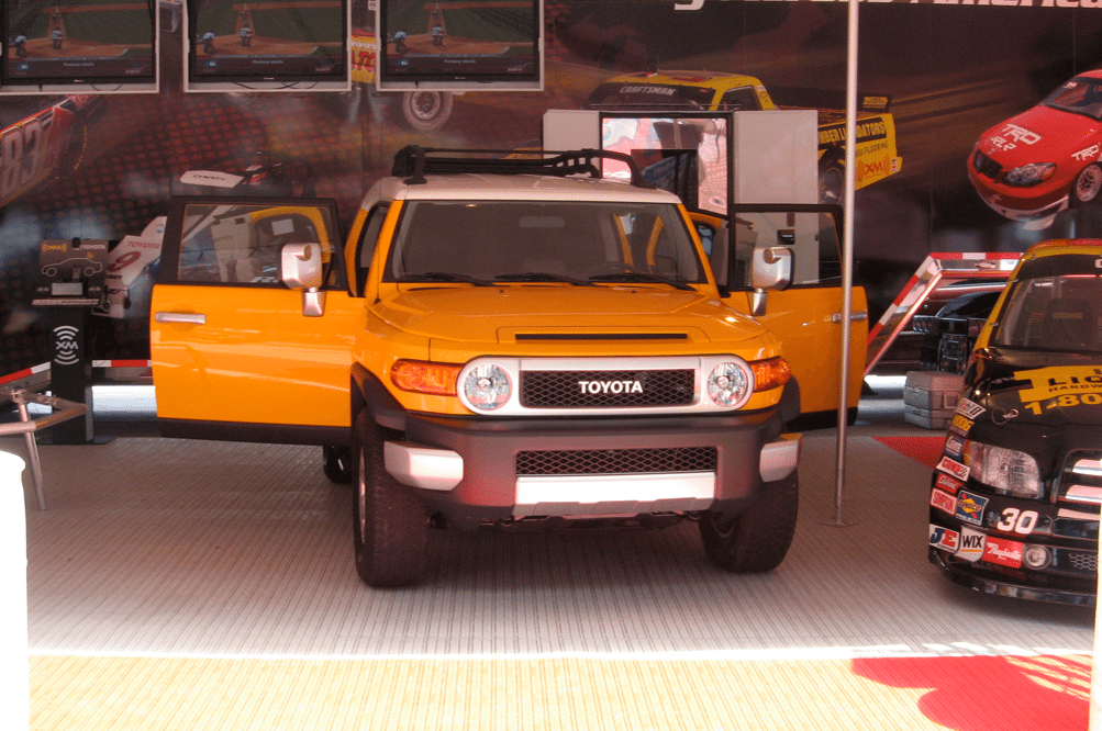 Toyota Race Across Marketing Vehicle