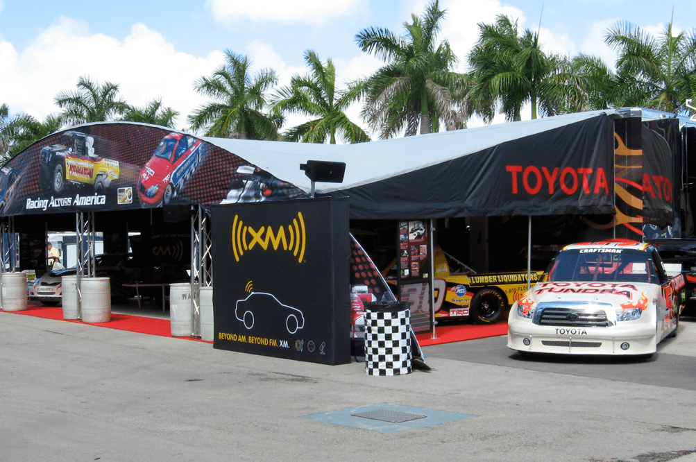 Toyota Race Across Marketing Vehicle